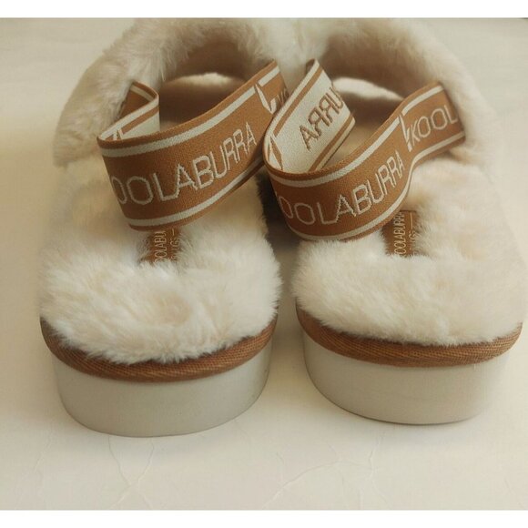 Koolaburra By UGG Fuzz'n II Slide Womens Size 10 Slipper Sandal Natural 1116914 - Picture 6 of 8